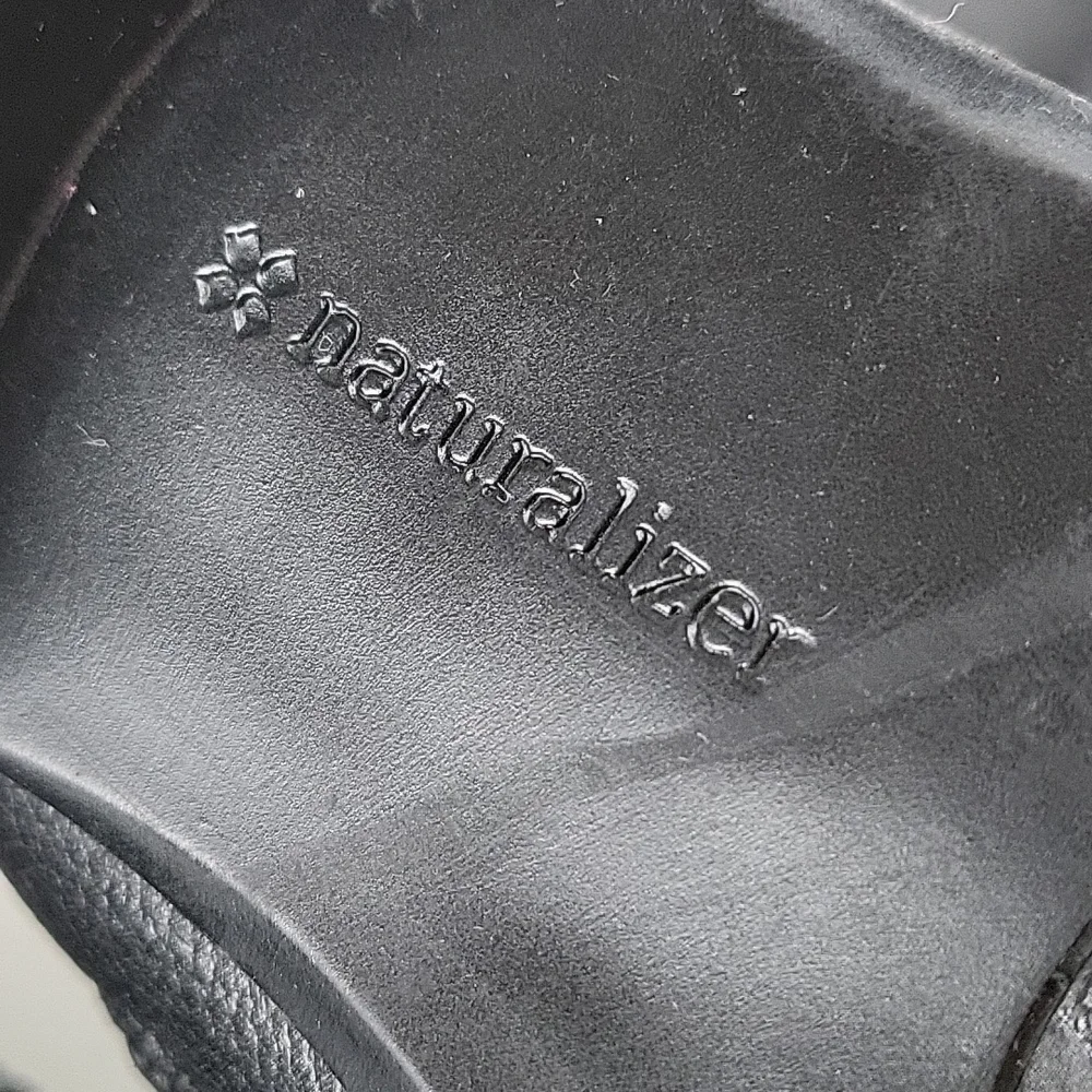 Naturalizer Black Leather Knee-High Riding Boots